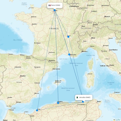 ASL Airlines France flights between Annaba and Paris