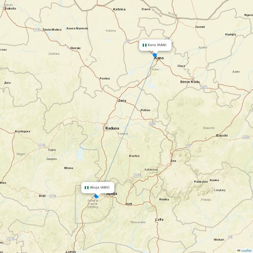 TMA Cargo flights between Abuja and Kano