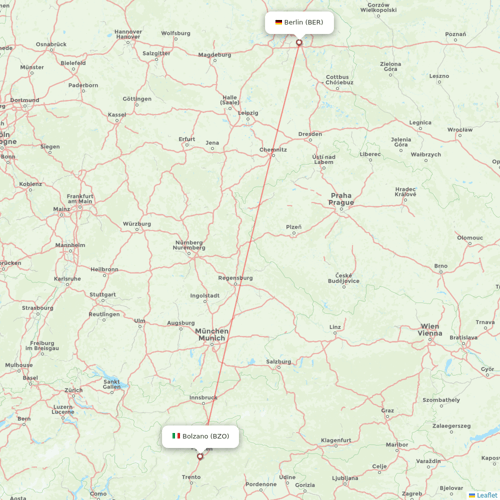 Bukovyna Airlines flights between Berlin and Bolzano