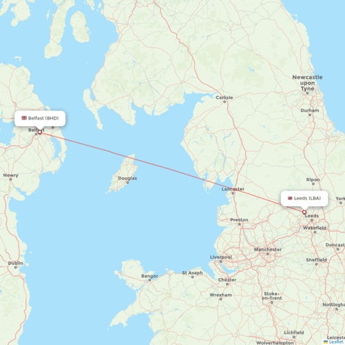 Aer Lingus flights between Belfast and Leeds