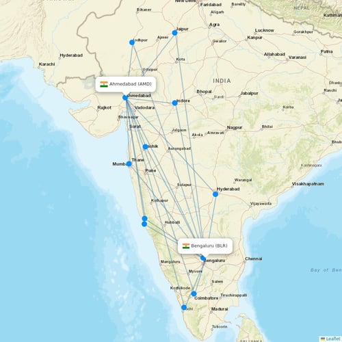 Starlight Airline flights between Bengaluru and Ahmedabad