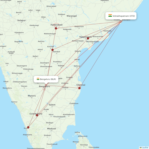 AirAsia India flights between Bengaluru and Vishakhapatnam