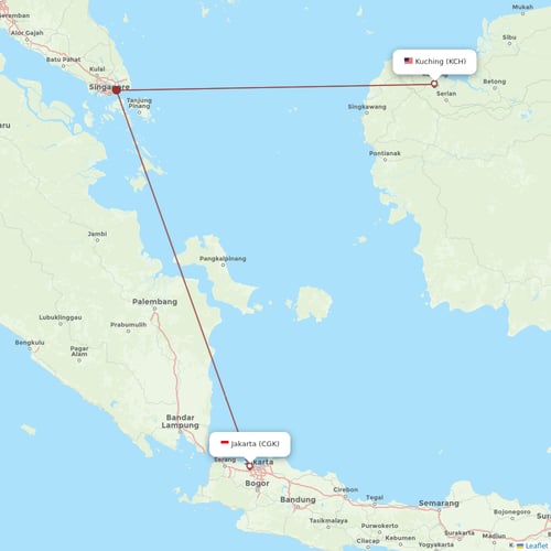 Indonesia AirAsia flights between Jakarta and Kuching