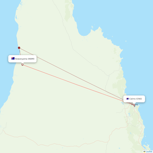 Skytrans Airlines flights between Cairns and Kowanyama