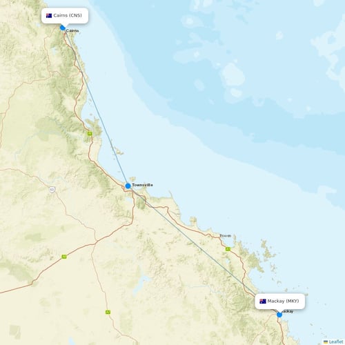 Skytrans Airlines flights between Cairns and Mackay