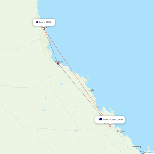 Air Berlin flights between Cairns and Rockhampton