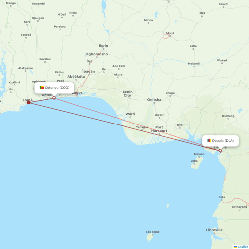Air Senegal flights between Cotonou and Douala