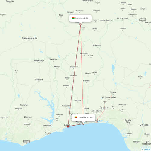 ASKY Airlines flights between Cotonou and Niamey