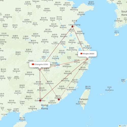 Hainan Airlines routes 2024 – map with all flights - Flight Routes