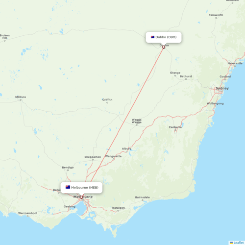VivaColombia flights between Dubbo and Melbourne