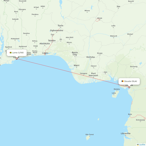 ASKY Airlines flights between Douala and Lome
