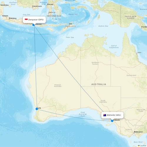 Indonesia AirAsia flights between Denpasar and Adelaide