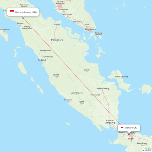 Indonesia AirAsia flights between Siborong-Borong and Jakarta