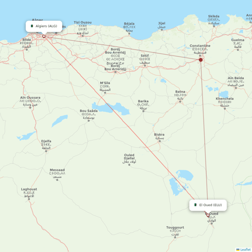 Tassili Airlines flights between El Oued and Algiers
