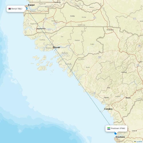 ASKY Airlines flights between Freetown and Banjul