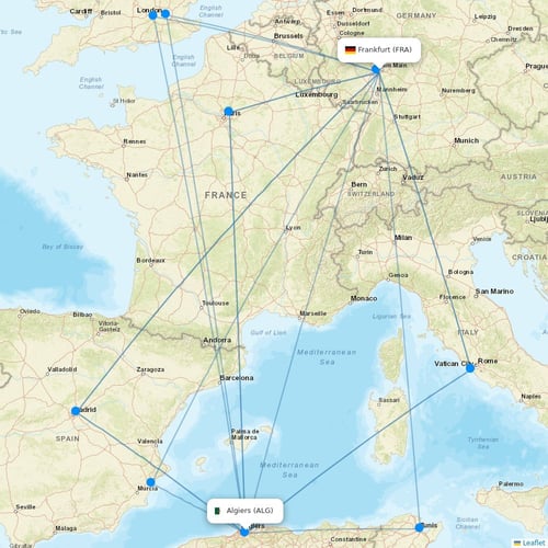 Air Algerie flights between Ghardaia and Algiers