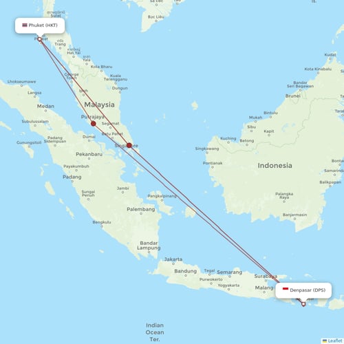 Indonesia AirAsia flights between Phuket and Denpasar