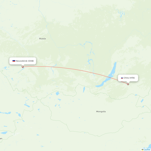 S7 Airlines flights between Chita and Novosibirsk