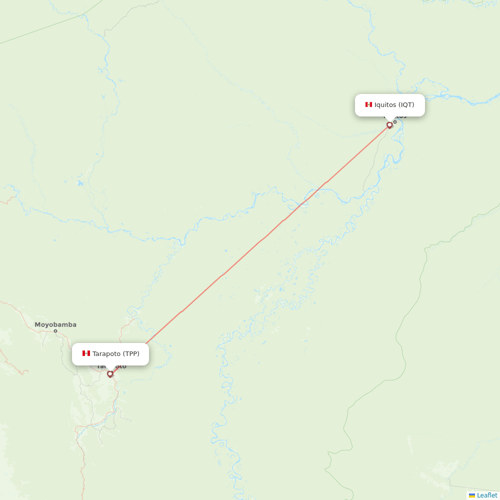 21 Air flights between Iquitos and Tarapoto