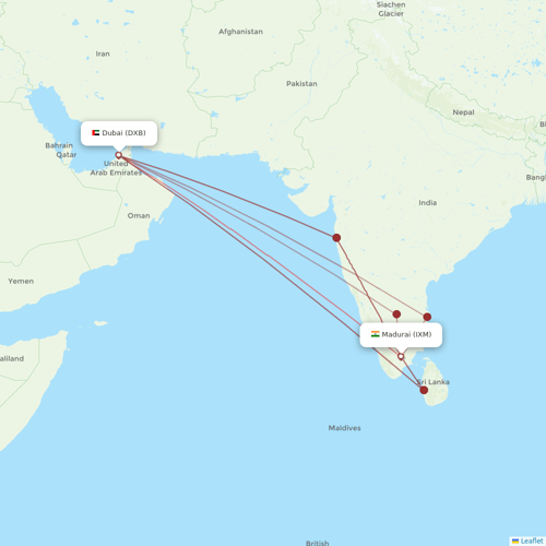 SpiceJet flights between Madurai and Dubai