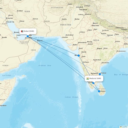 SpiceJet flights between Madurai and Dubai