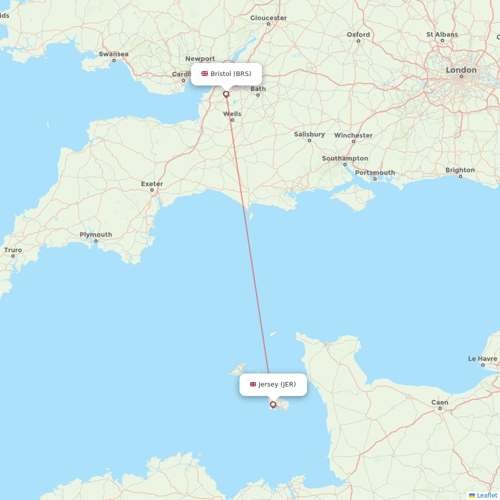 Blue Islands flights between Jersey and Bristol
