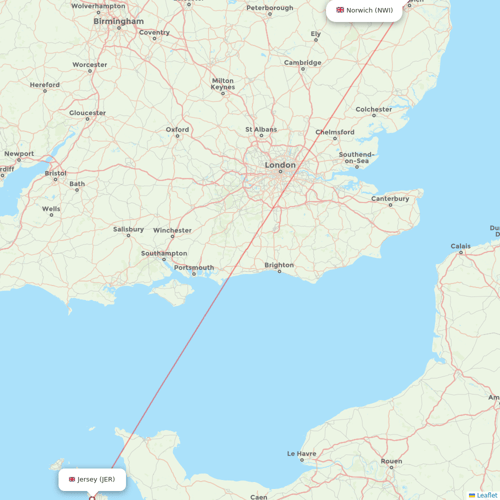 Blue Islands flights between Jersey and Norwich