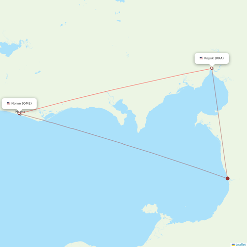 Easy Fly Express flights between Koyuk and Nome