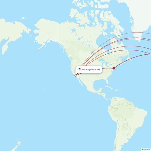 French Bee flights between Los Angeles and Paris