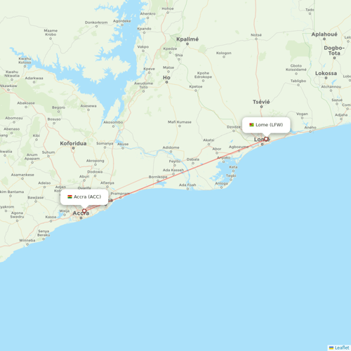 ASKY Airlines flights between Lome and Accra