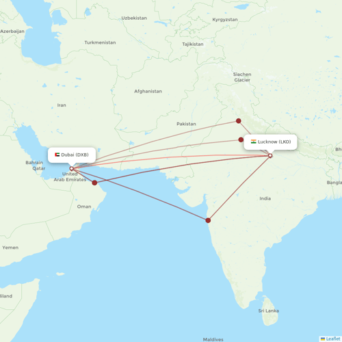 Air India Express flights between Lucknow and Dubai