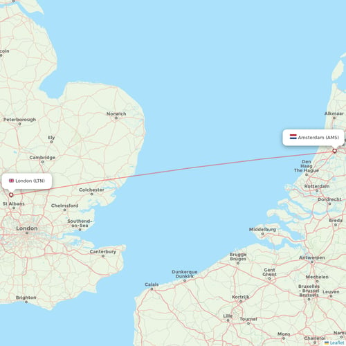 easyJet flights between London and Amsterdam