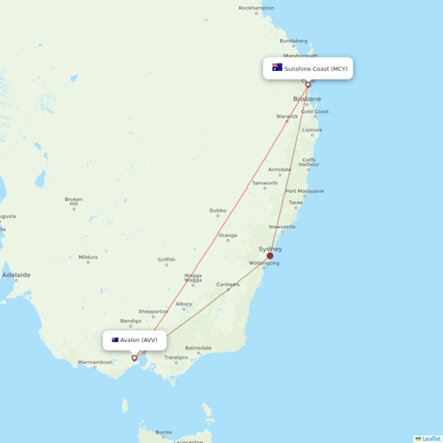 Air Berlin flights between Sunshine Coast and Avalon