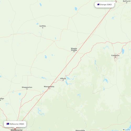 VivaColombia flights between Melbourne and Orange