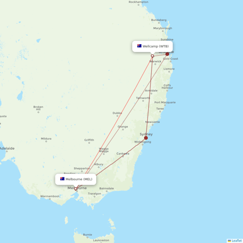 Air Berlin flights between Melbourne and Wellcamp