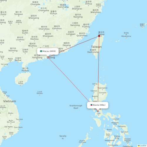 Philippines AirAsia flights between Macau and Manila