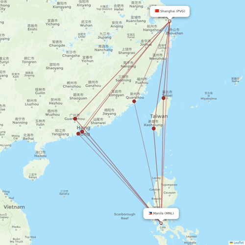 Philippines AirAsia flights between Manila and Shanghai