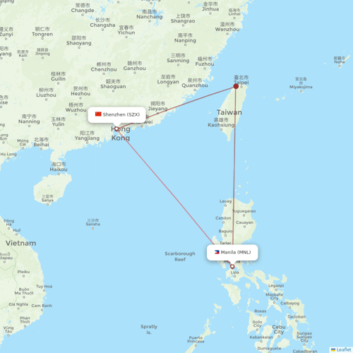 Philippines AirAsia flights between Manila and Shenzhen