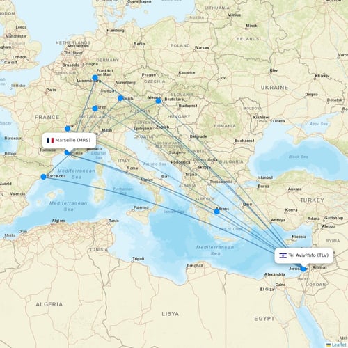 Neos flights between Milan and Tel Aviv-Yafo