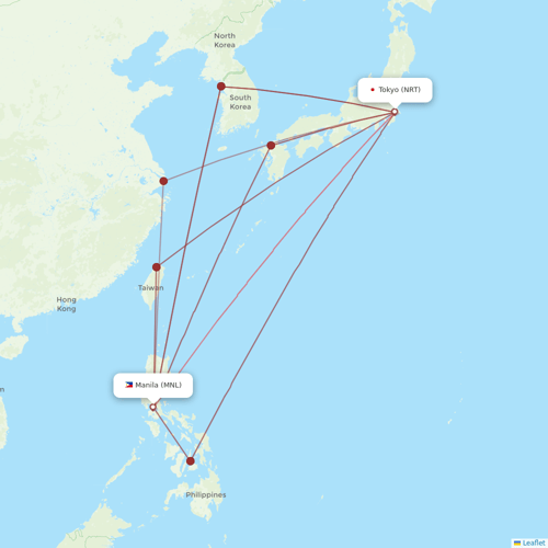 Jetstar Japan flights between Tokyo and Manila