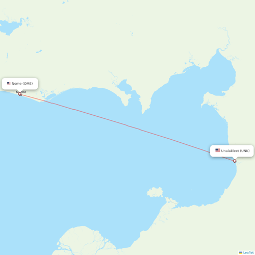 Easy Fly Express flights between Nome and Unalakleet