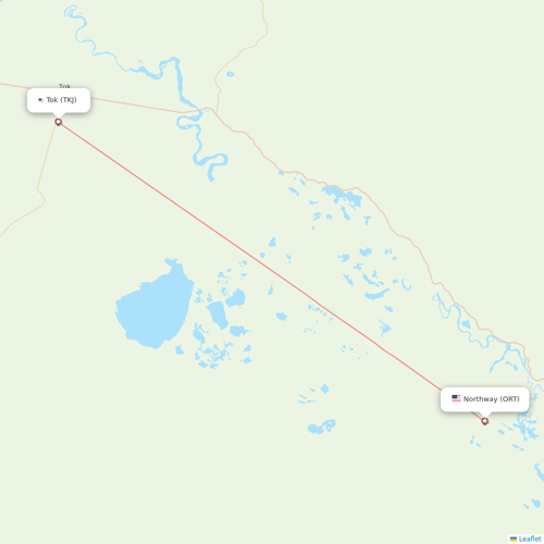 40-Mile Air flights between Northway and Tok