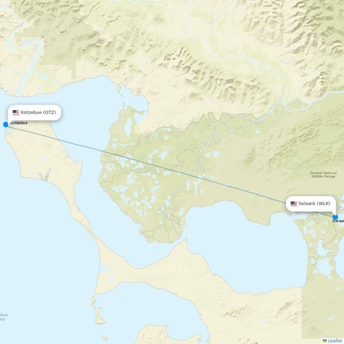 Easy Fly Express flights between Kotzebue and Selawik