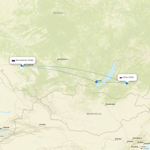 S7 Airlines flights between Novosibirsk and Chita