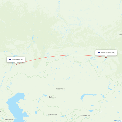S7 Airlines flights between Novosibirsk and Samara