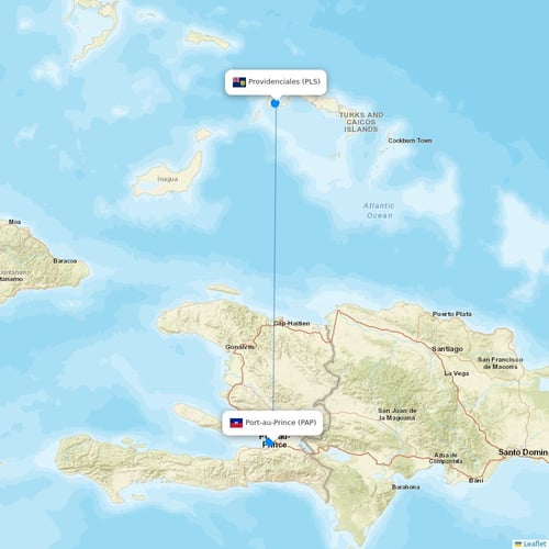 interCaribbean Airways flights between Port-au-Prince and Providenciales