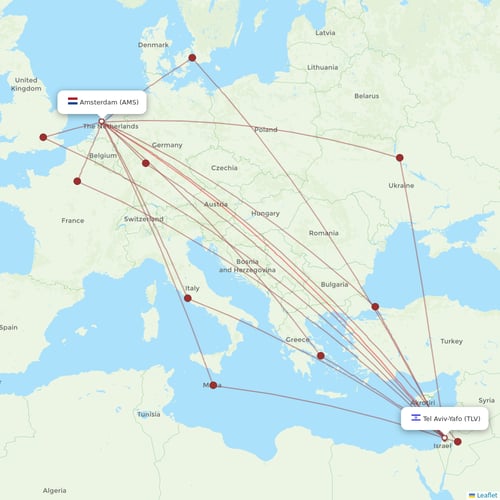 Transavia – airline info and route map - Flight Routes