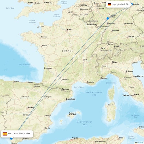Norwegian Air UK flights between Jerez De La Frontera and Leipzig/Halle