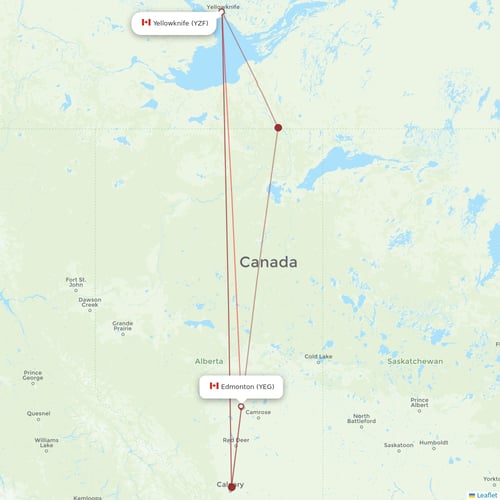 Canadian North Routes 2024 – Map With All Flights - Flight Routes