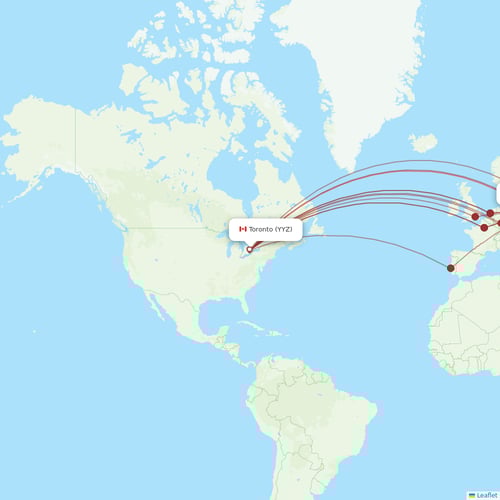 LOT - Polish Airlines flights between Toronto and Warsaw